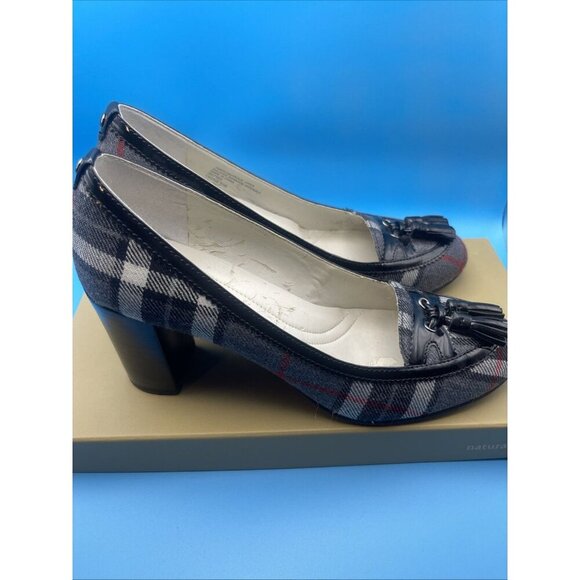 Naturalizer‎ Women’s Heel Shoes 6.5 Engage GRY PLD BLK PA M - Picture 8 of 12